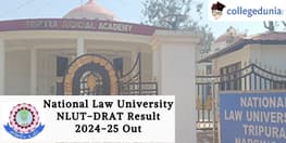 National Law University NLUT DRAT Result Out